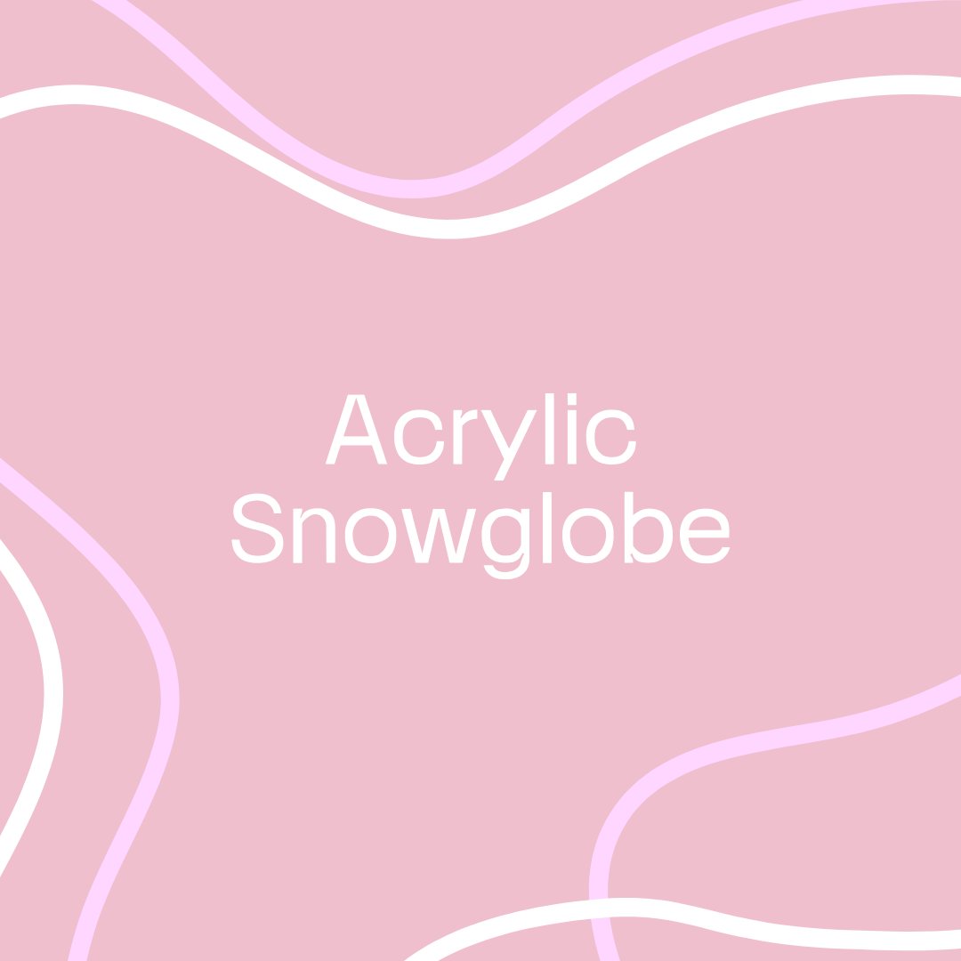 Acrylic Snowglobe Tumblers
