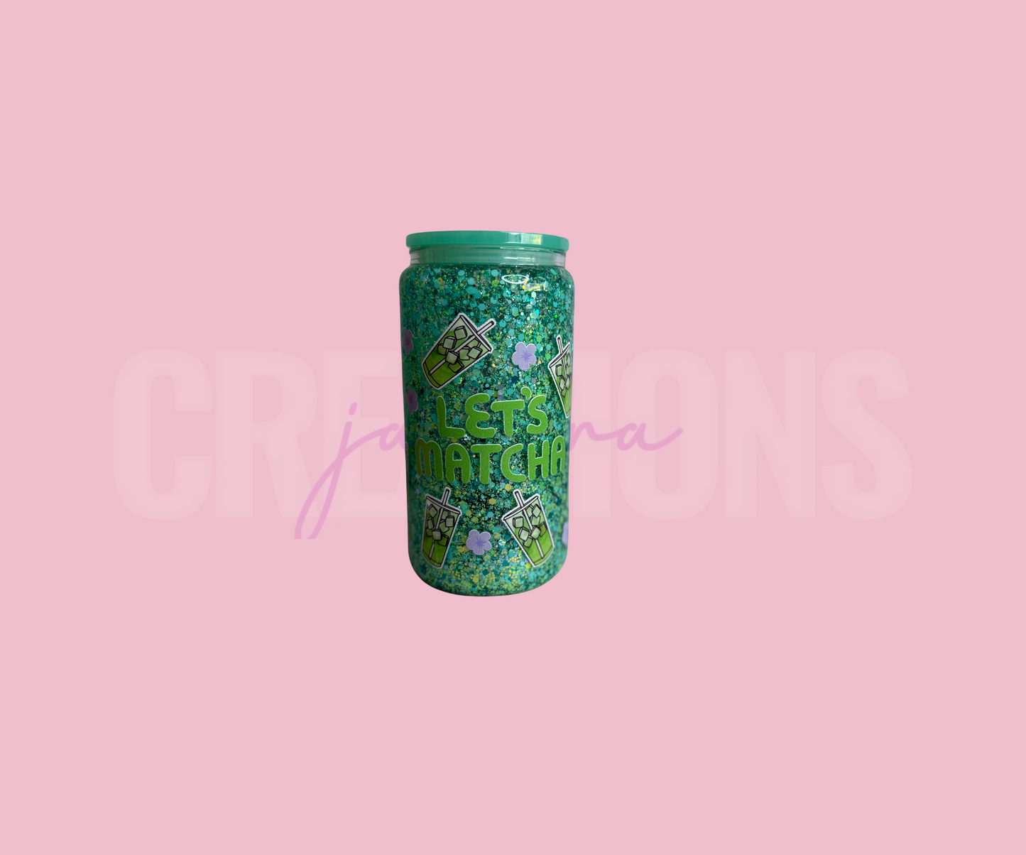 Lets Match Glass Snowglobe
