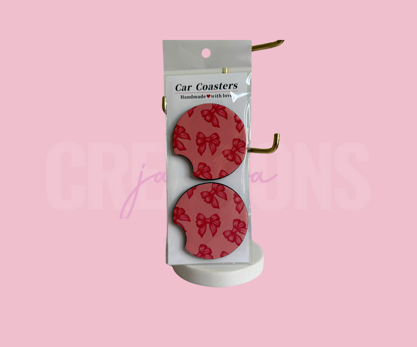 Bows Car Coasters