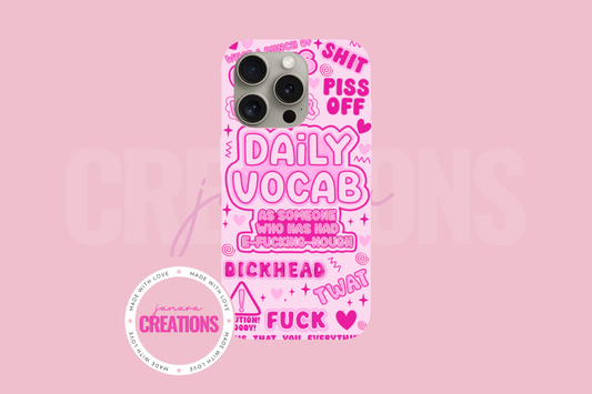 Daily Vocab PINK