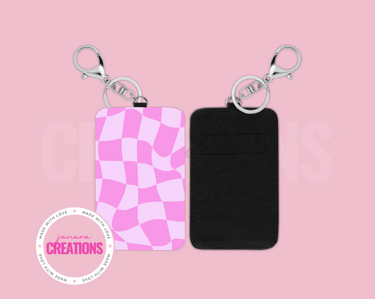Bright Pink Checkers