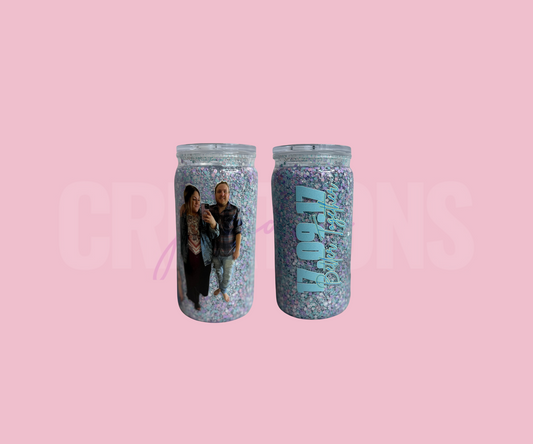 CUSTOM WRAP - Snowglobe Tumbler