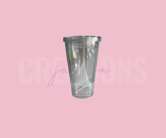 BLANK Acrylic 16oz Stadium Tumbler