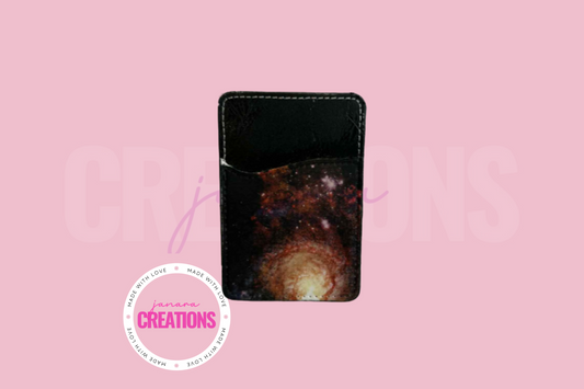Galaxy Sticky Card Holder