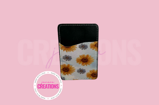 Sunflowers Sticky Card Holder
