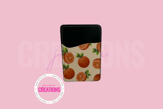 Oranges Sticky Card Holder