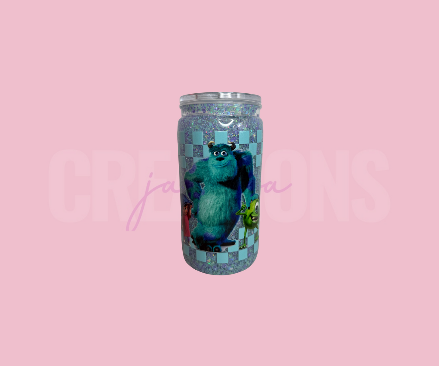 PRE MADE: 16oz Snowglobe - Monsters Inc